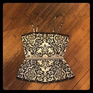 White House Black Market Corset Top